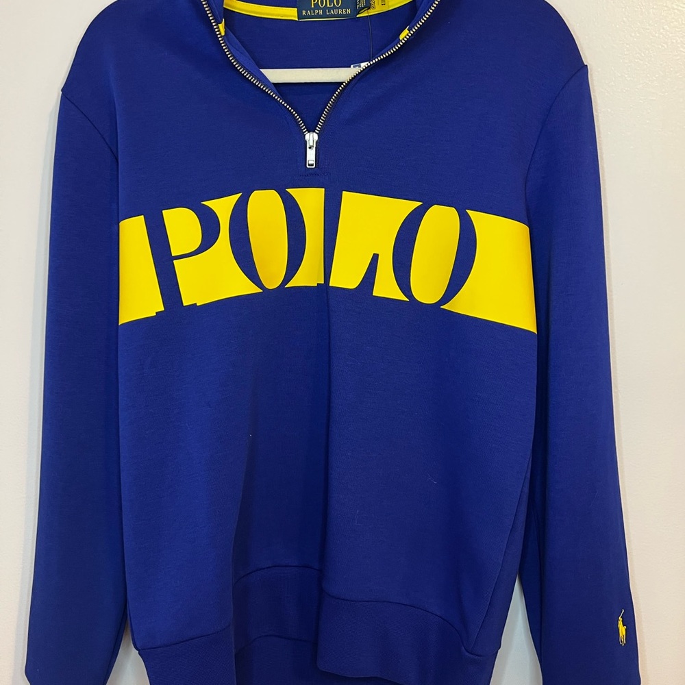 Polo Ralph Lauren Men’s Polo Logo Double Knit Sweater - Picture 2 of 6